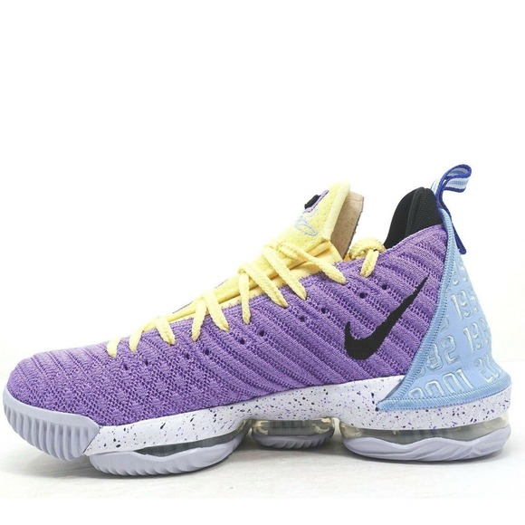 Nike Lebron XVI 16 Lakers Heritage Atomic Violet CK4765-500 Mens Size 12 main image 9